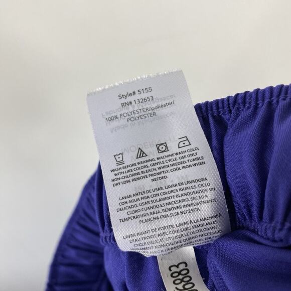 Wonderwink Size Medium Modern Fit Flat Front Cargo Scrub Pants Purple Grape 5155 - Picture 8 of 8